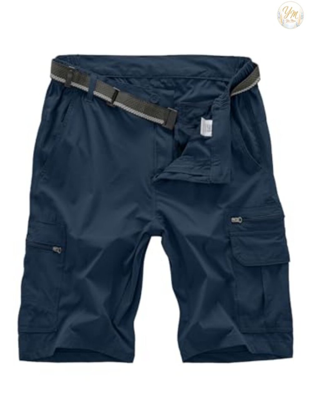 Men's Cargo Shorts Expandable Waist Quick Dry Hiking UPF 50 Moisture Wicking